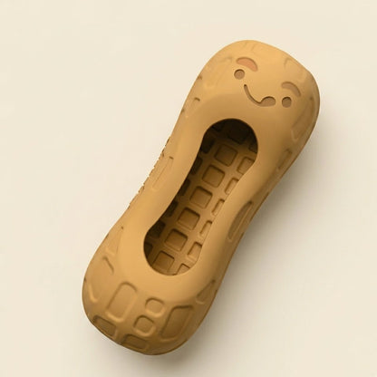 Yummolocosh Realistic Peanut-Shaped Dog Chew Toy – Durable Natural Rubber Teether for Aggressive Chewers – Interactive Dental Care & Boredom Relief Toy for Medium Dogs